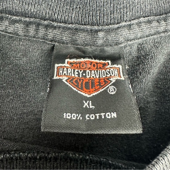 Vintage Harley Davidson Shirt Men's XL Dragon Eagle Double Sided Doc's St. Louis - Picture 8 of 10